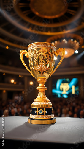 Golden Trophy - Award for Achievement and Excellence