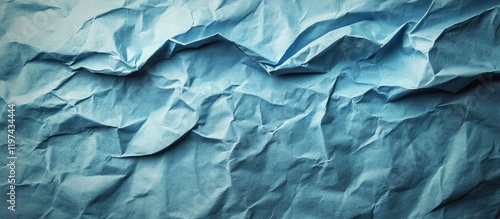 Wallpaper Mural Textured blue crumpled paper background with copy space for design purposes Torontodigital.ca