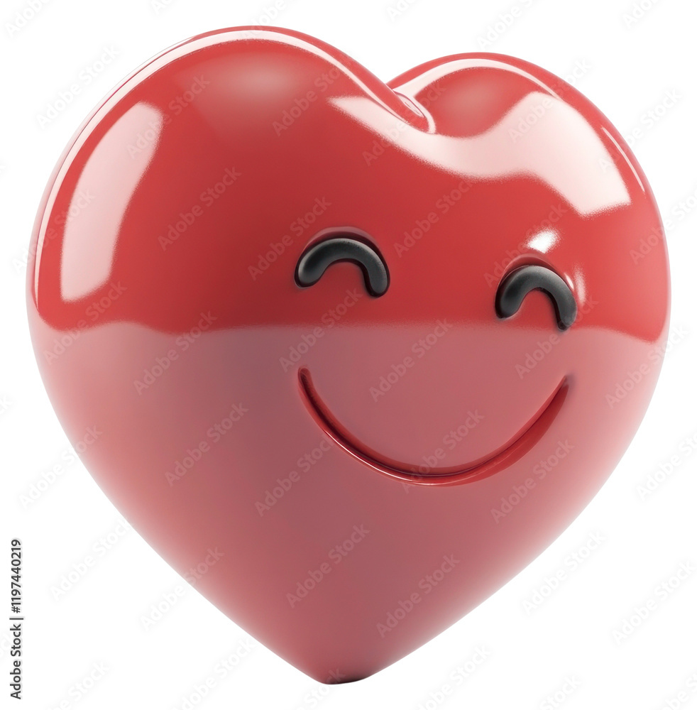 PNG 3d love emoji heart illustration symbol. PNG 3d love emoji heart illustration symbol.
