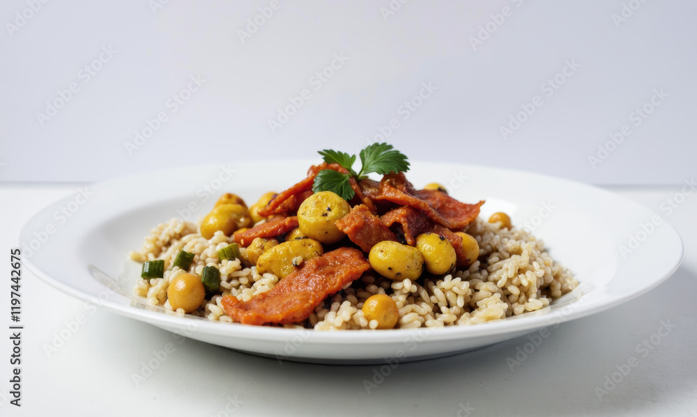 Chickpea and Vegetable Curry with Brown Rice Chickpea and Vegetable Curry with Brown Rice