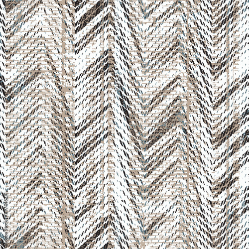 hand drawn trendy vintage retro abstract geometric brush organic natural nature textured patterns seamless design vector