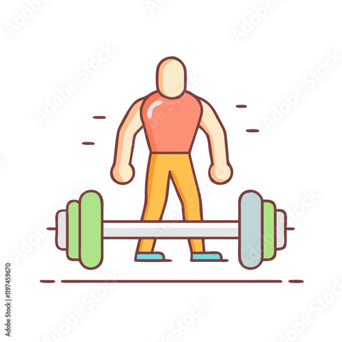 deadlift icon icon, deadlift icon vector illustration-simple illustration of deadlift icon, perfect for deadlift icon logos and themed design 