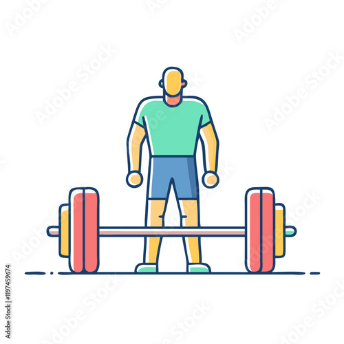 deadlift icon icon, deadlift icon vector illustration-simple illustration of deadlift icon, perfect for deadlift icon logos and themed design 