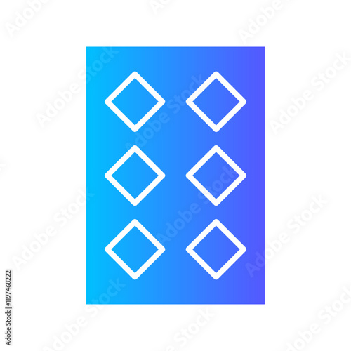 Card game gradient icon