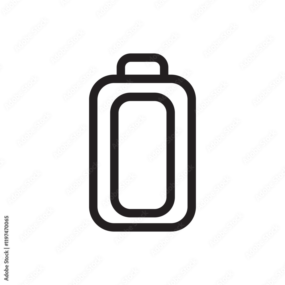 Battery icon representing power levels, energy status, or charging. Ideal for tech interfaces, apps, and digital projects. Clean and modern vector design. Battery icon representing power levels, energy status, or charging. Ideal for tech interfaces, apps, and digital projects. Clean and modern vector design.