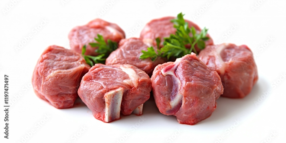 Fresh Raw Lamb Chops Meat Cuts, Gourmet Food Fresh Raw Lamb Chops Meat Cuts, Gourmet Food