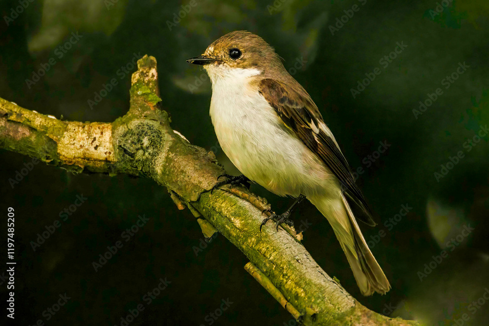 Obraz premium Trauerschnäpper (Ficedula hypoleuca)