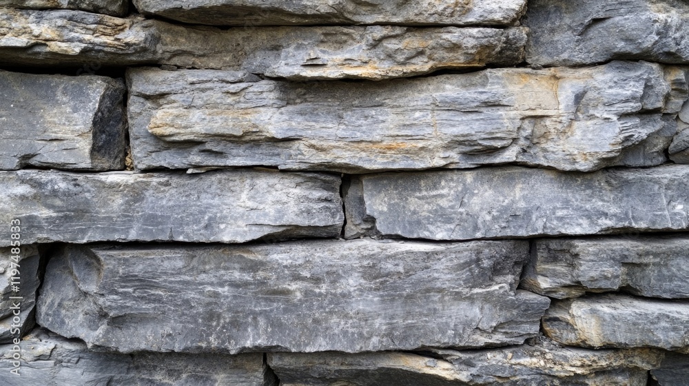 Textured gray stone wall with natural patterns and crevices suitable for background use and copy space. Textured gray stone wall with natural patterns and crevices suitable for background use and copy space.