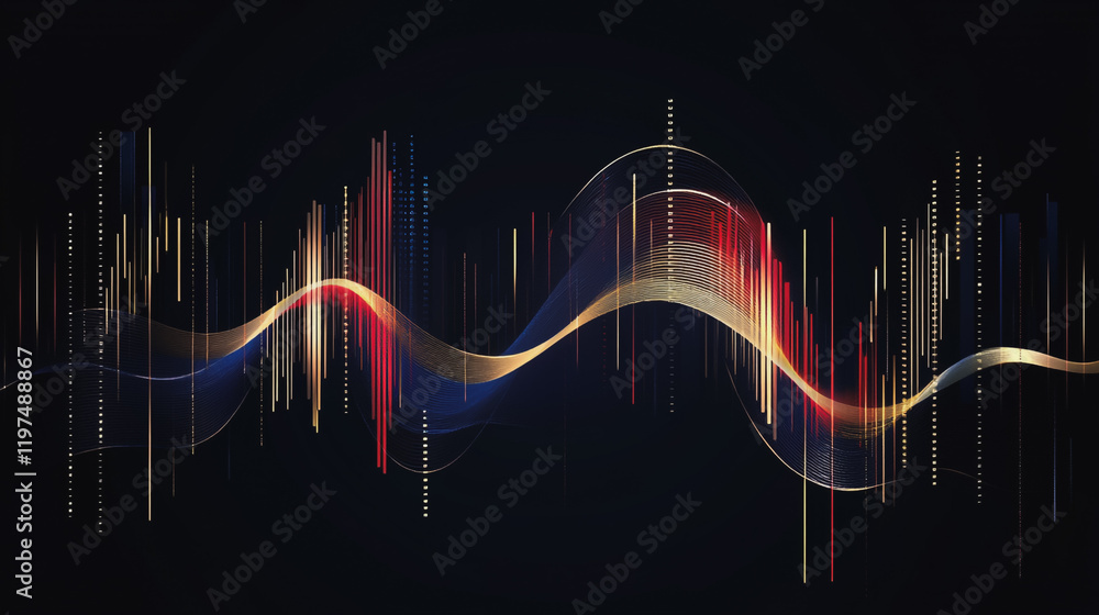 Abstract black background with Colorful charts and graphs with statistics to innovative analyze business potential and forecast future development of companies growth. Abstract black background with Colorful charts and graphs with statistics to innovative analyze business potential and forecast future development of companies growth.