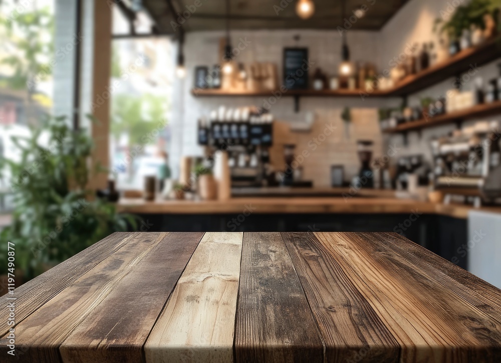 Empty wooden table top with a blurred kitchen background for product display, presentation, or montage of your products. Stock photo with 2/3 space for text. Empty wooden table top with a blurred kitchen background for product display, presentation, or montage of your products. Stock photo with 2/3 space for text.
