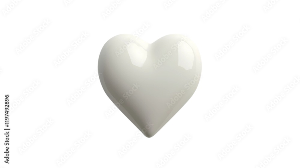 white heart shape white heart shape