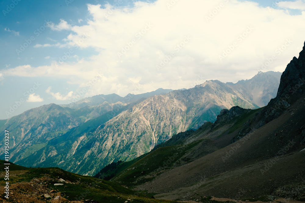 Obraz premium landscape with sky and clouds