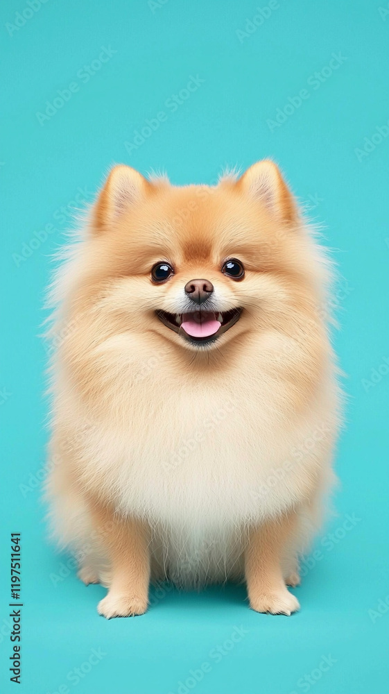 Youthful dog with a charming smile and captivating eyes, Youthful Pomeranian with charming smile, fluffy fur, and bright eyes. This adorable dog exudes happiness and playfulness Youthful dog with a charming smile and captivating eyes, Youthful Pomeranian with charming smile, fluffy fur, and bright eyes. This adorable dog exudes happiness and playfulness