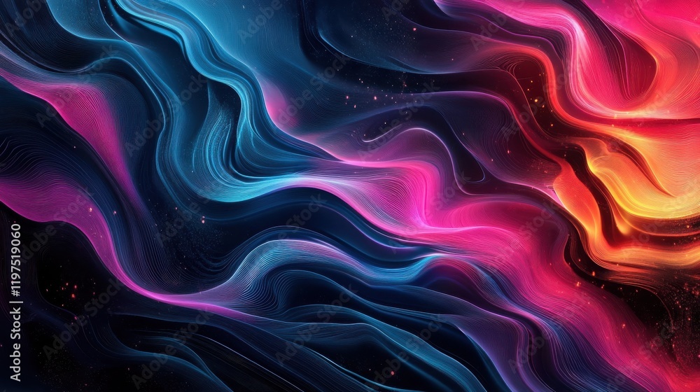 Amplitude color motion waves. Abstract electronic music sound voice wave set Amplitude color motion waves. Abstract electronic music sound voice wave set