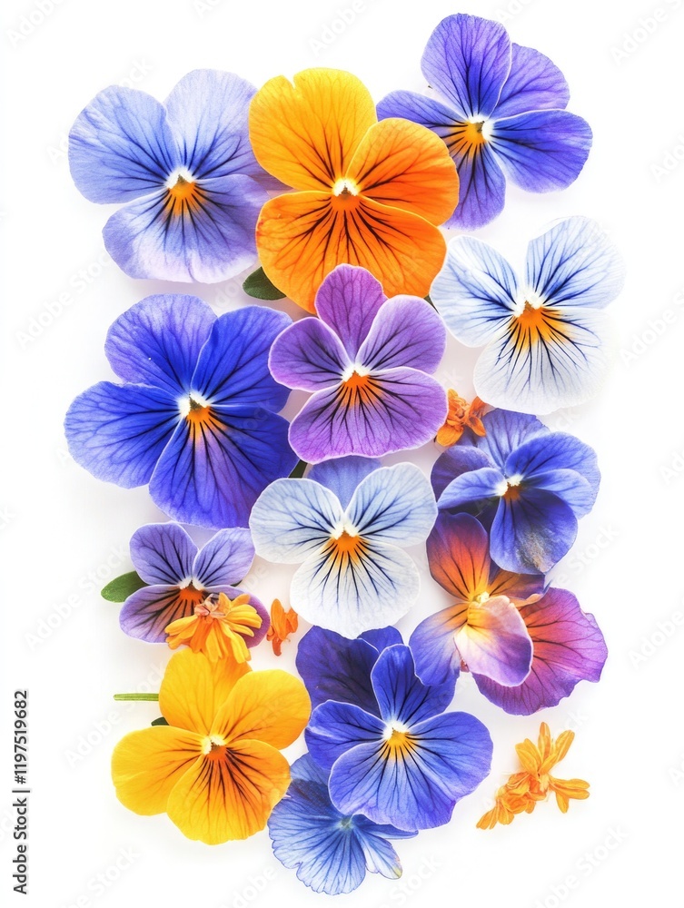 Colorful flower arrangement on a white background. Colorful flower arrangement on a white background.