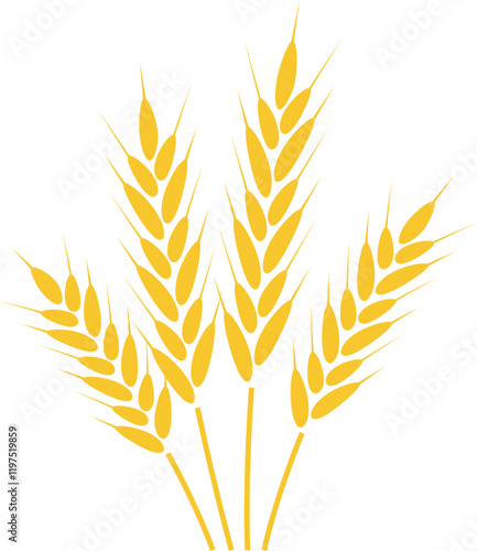 Ripe wheat stalks symbolize growth and abundance, representing the essence of healthy nutrition while embodying the richness of nature's harvest and the beauty of rural agriculture