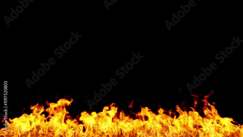 Slow Motion Shot of Fire Flames Isolated Large real fire burning
Bonfire burning trees at night. Bonfire burning brightly, heat, light, camping 3D render  alpha channel 