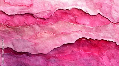 Wallpaper Mural Soft Textured Pink Watercolor Background with Gentle Waves and Layers Torontodigital.ca