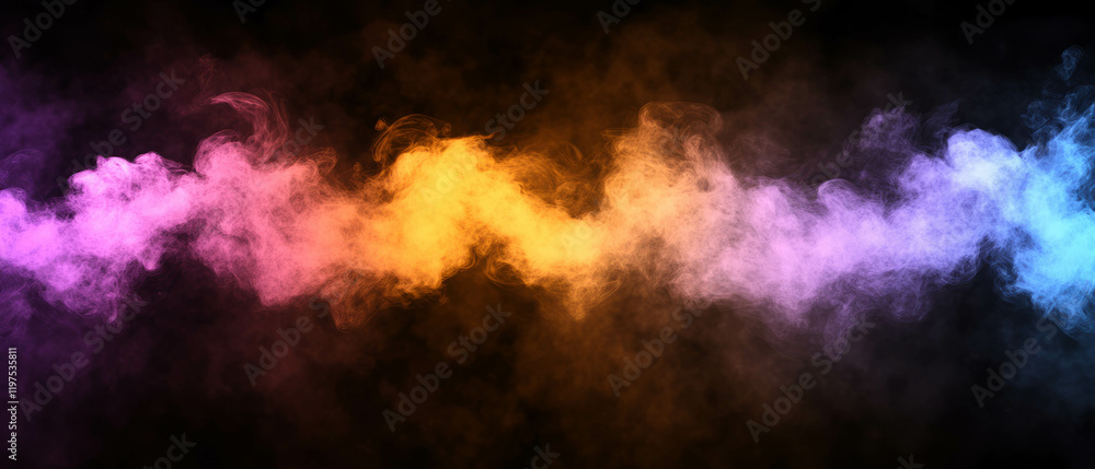 Colored smoke texture from tactical military training exercises with vibrant hues Colored smoke texture from tactical military training exercises with vibrant hues