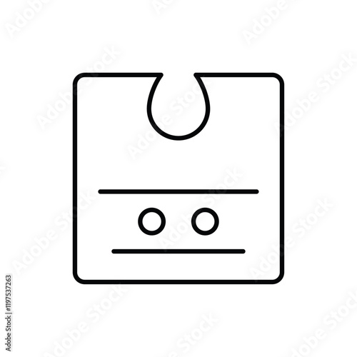 Breathable sweat absorption icon Flat fill set collection