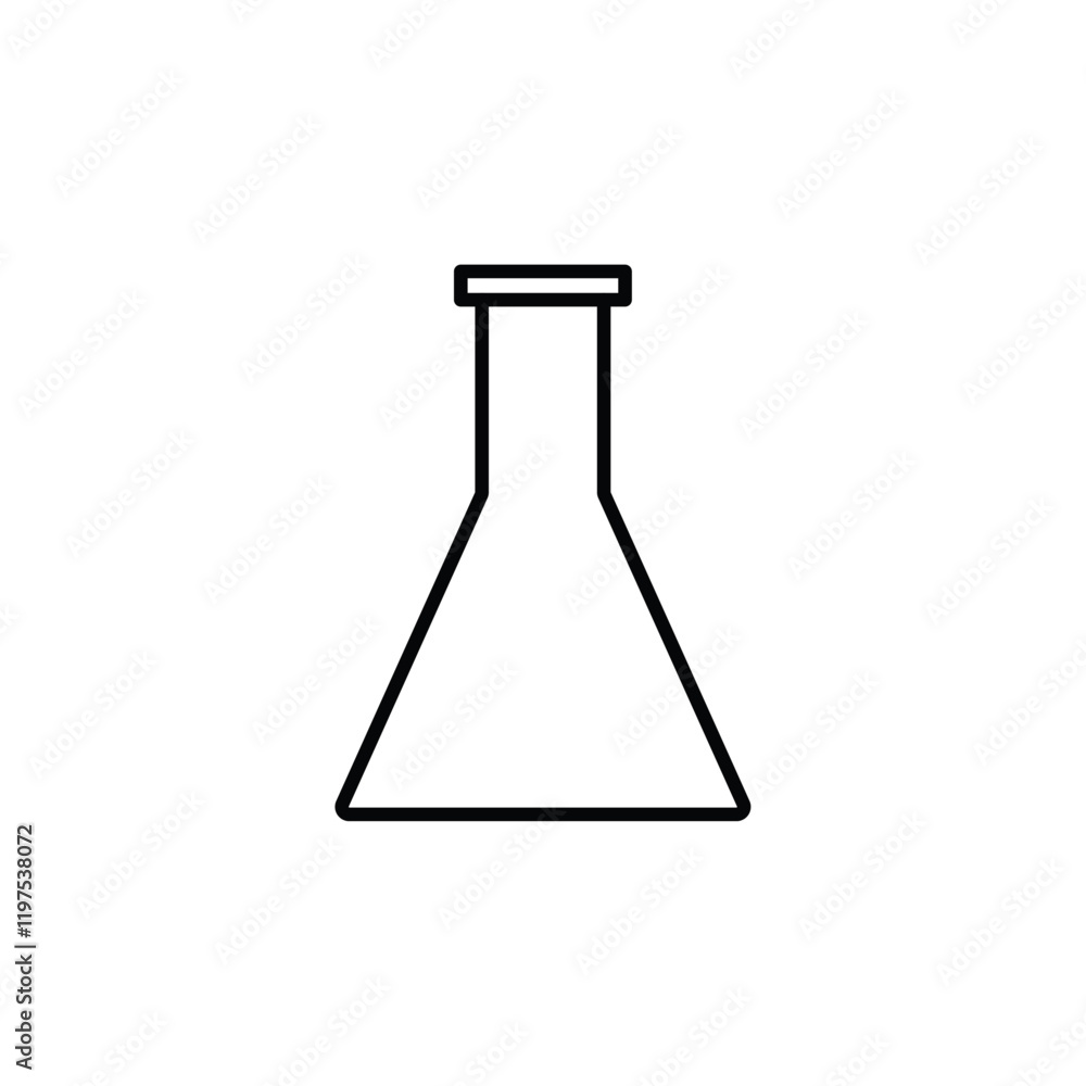 Chemical flask icon Flat fill set collection Chemical flask icon Flat fill set collection
