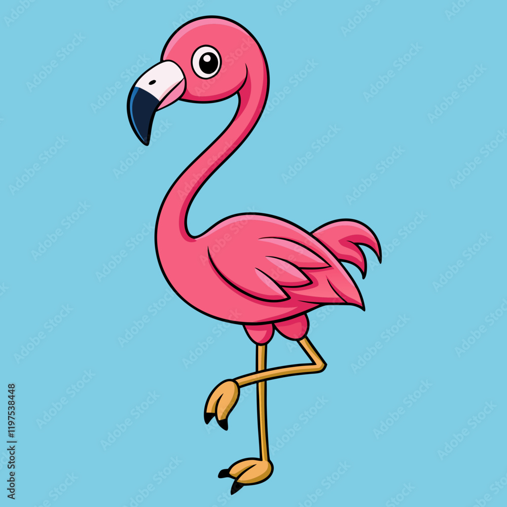 Fototapeta premium flamingo vector illustration