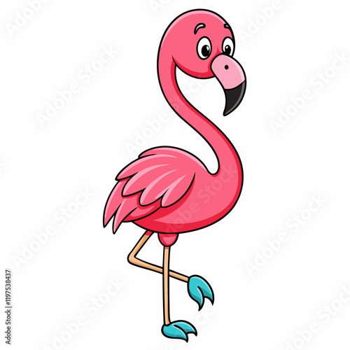 flamingo vector illustration