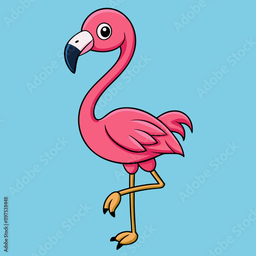 flamingo vector illustration