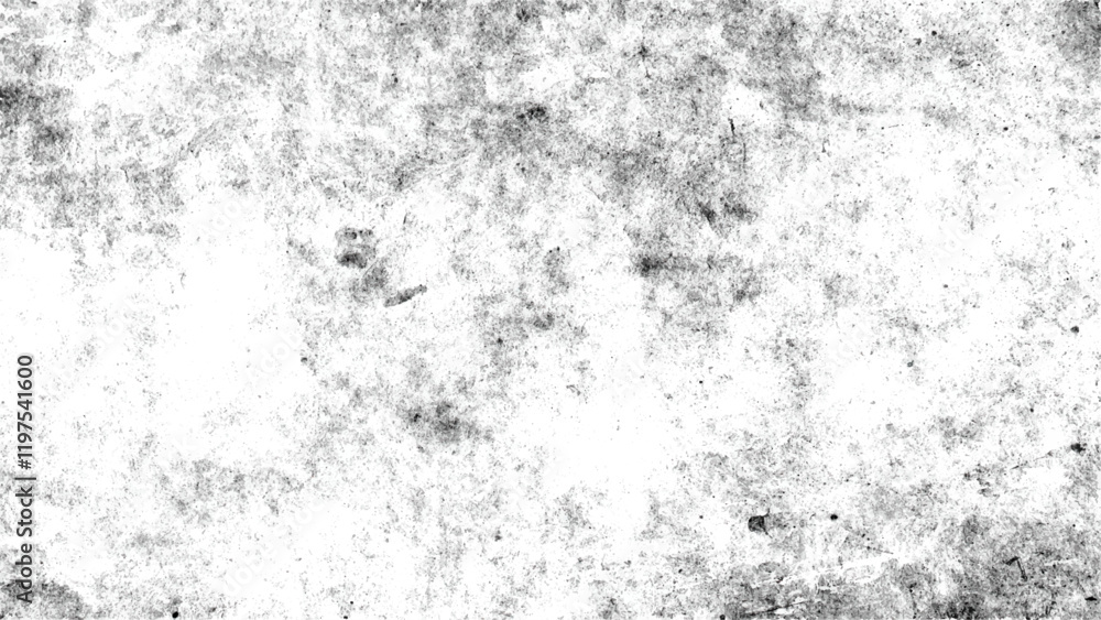 Obraz premium Grunge black and white pattern. Monochrome particles abstract texture. Background. surface Gray printing element