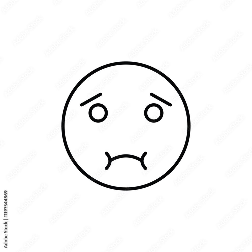 Nauseated emoji icon Flat fill set collection Nauseated emoji icon Flat fill set collection
