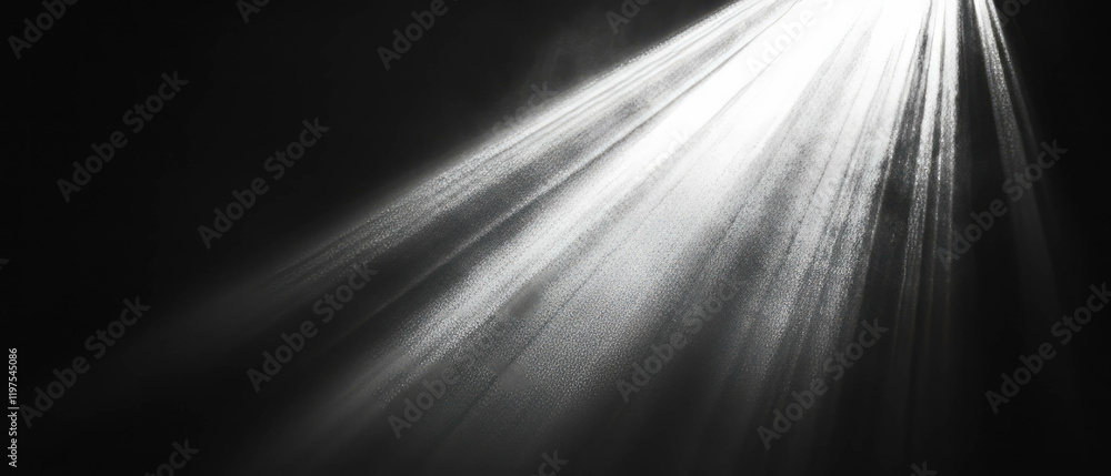 Soft rays of light refracting through fog create a mysterious atmosphere Soft rays of light refracting through fog create a mysterious atmosphere