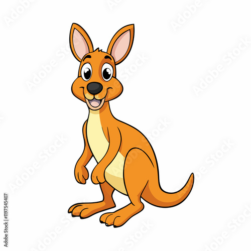 kangaroo cartoon illustration