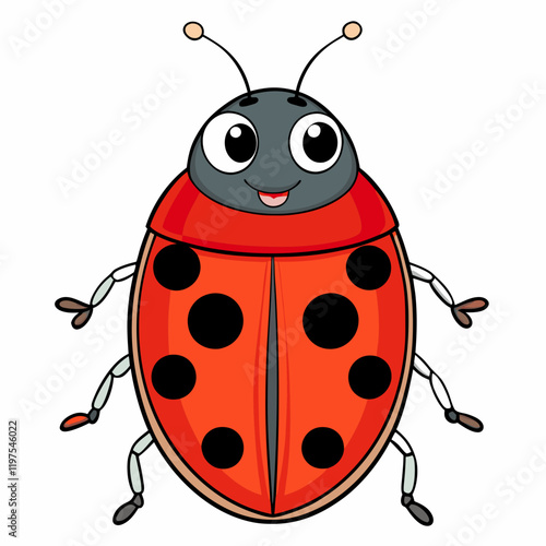 ladybug vector illustration