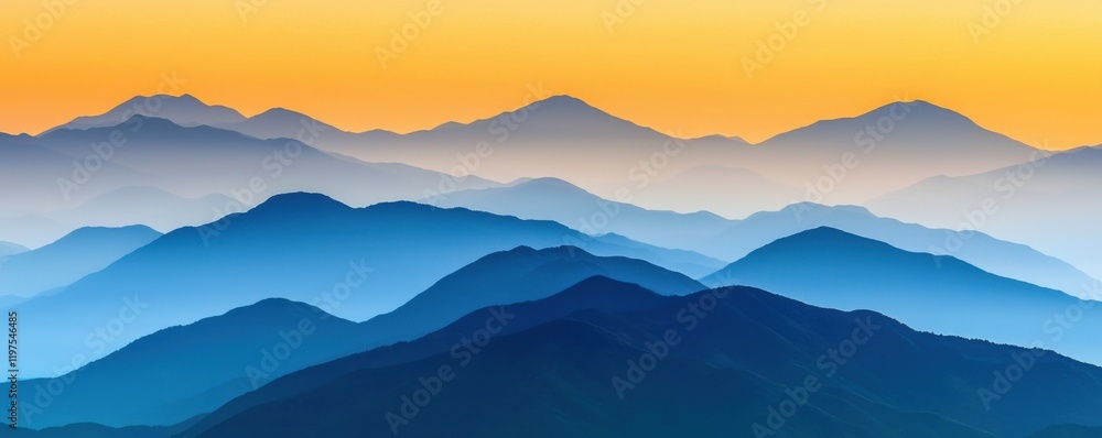 Serene mountain landscape with misty valleys and golden sunlight illuminating the peaks a tranquil natural environment perfect for relaxation and escape Serene mountain landscape with misty valleys and golden sunlight illuminating the peaks a tranquil natural environment perfect for relaxation and escape