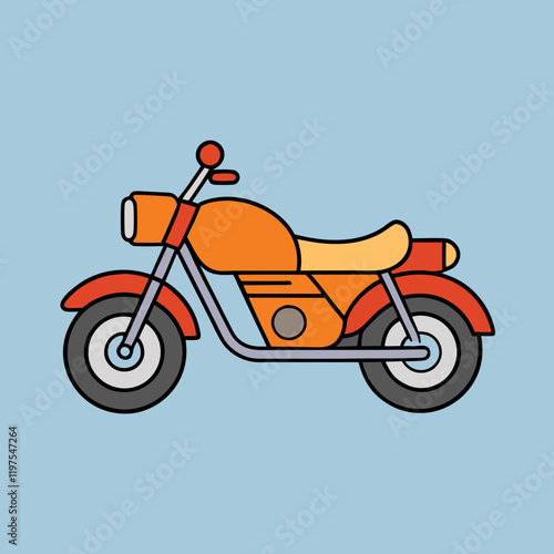motorcycle vector illustration