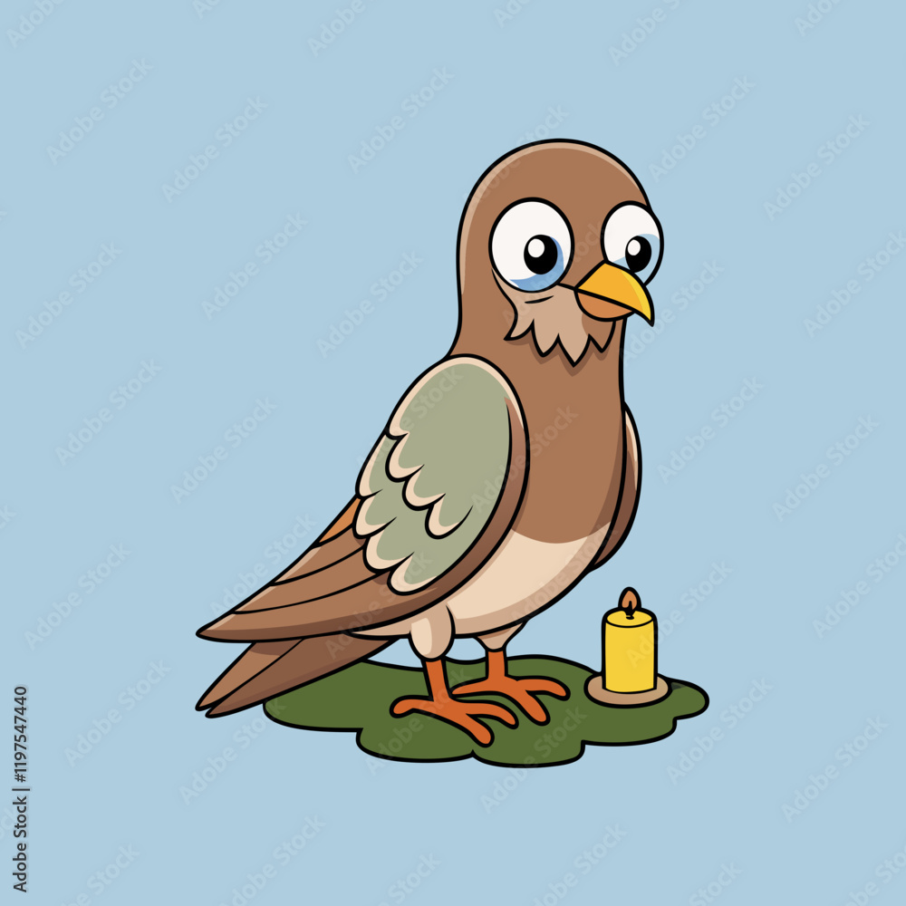 Obraz premium dove on a branch