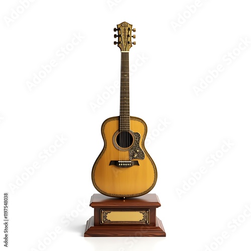 Acoustic Guitar Award: A Golden Melody Trophy photo