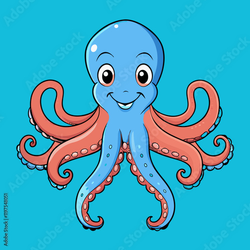 octopus cartoon illustration
