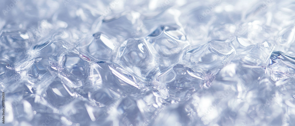 Subtle transparent plastic texture featuring delicate branding and reflections Subtle transparent plastic texture featuring delicate branding and reflections