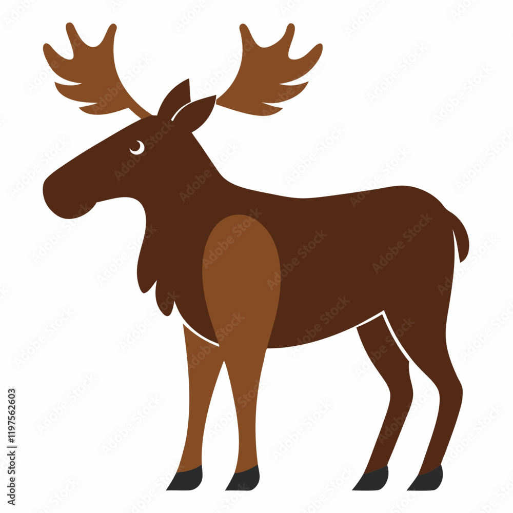 moose vector illustration moose vector illustration