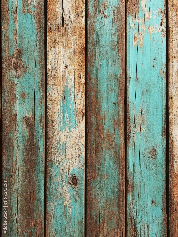 Rustic wooden planks with blue paint and natural weathered texture Rustic wooden planks with blue paint and natural weathered texture