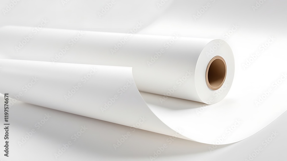 A minimalist white vinyl print, showcasing a clean silhouette. A minimalist white vinyl print, showcasing a clean silhouette.
