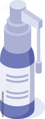 Nasal spray bottle designed for alleviating allergies, colds, and sinus infections, offering effective relief from congestion while promoting easier breathing and overall comfort