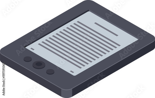 Portable electronic device featuring a bright screen displaying ebook text, providing a convenient and accessible reading experience for literature enthusiasts and learners alike