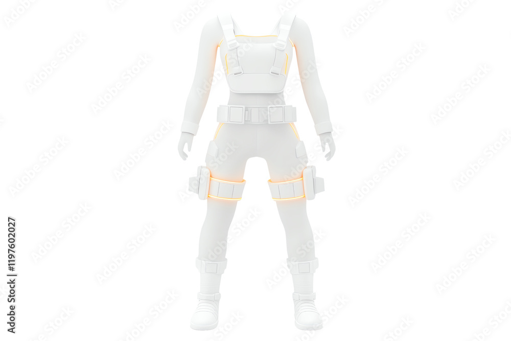 A stylized action figure with a modern design, featuring detailed armor and accessories, showcasing a dynamic pose. A stylized action figure with a modern design, featuring detailed armor and accessories, showcasing a dynamic pose.