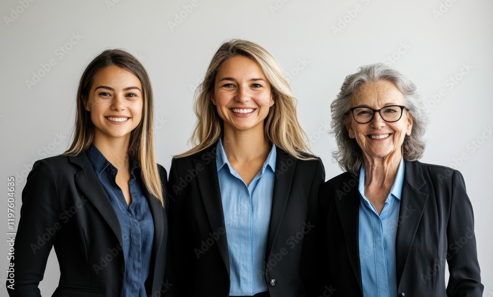 Dressed in business suits, a group of senior professionals stands against a white background, radiating professionalism and team spirit. Dressed in business suits, a group of senior professionals stands against a white background, radiating professionalism and team spirit.
