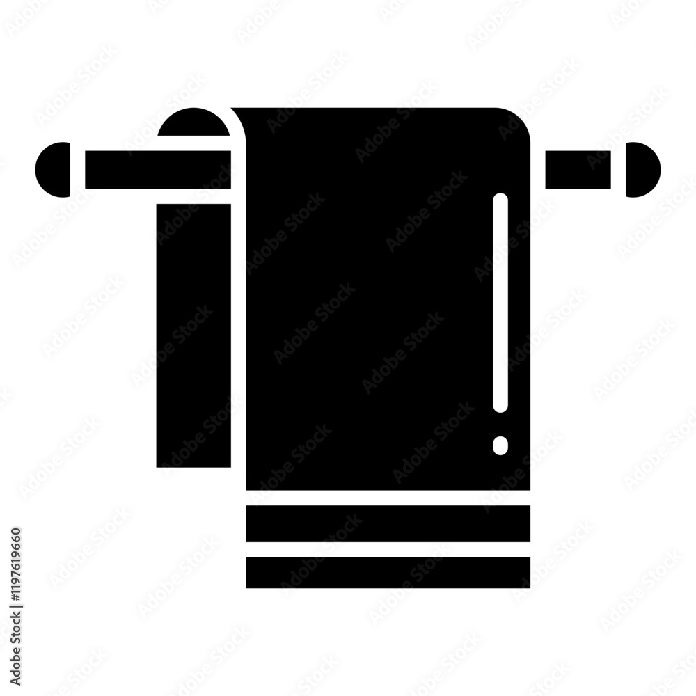 Towel Rack Icon Element For Design Towel Rack Icon Element For Design