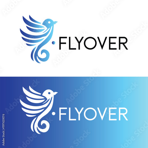 beautiful birds logo nature logo ecofriendly logo
