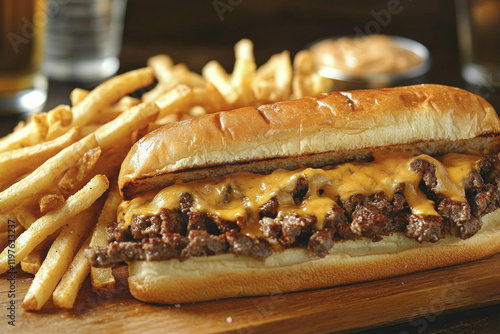 Philly Cheese Steak Sandwich
