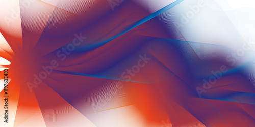 abstract colourful wave line background on white background.